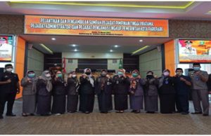 Reorganisasi RSUD AM, TP mengukuhkan Direktur bersama 20 Orang Manajemen RSUD Andi Makkasau