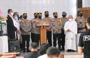 Kapolda Sulsel Pantau Pengamanan Gereja pada Perayaan Kenaikan Isa Al-Masih di Makassar