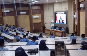 Walikota Parepare HM. Taufan Pawe Bersama Jajaran, Silaturahim Virtual dengan Plt Gubernur Sulsel