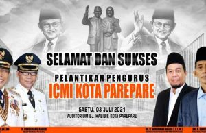 Wali Kota Taufan Pawe Sambut Baik Pelantikan Pengurus ICMI Parepare