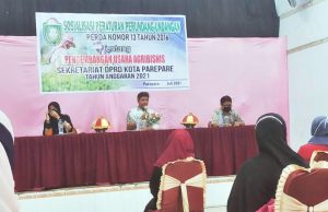 Anggota DPRD Parepare dari PKB ini, Sosialisasikan Perda Pengembangan Usaha Agribisnis