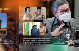 Sentuhan Dingin Taufan Pawe, Monumen Cinta Sejati Habibie Ainun Penghargaan Masyarakat Parepare Untuk Presiden ke-3 RI