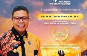 Ajang IVL VIII 2021, Wali Kota Taufan Pawe Meraih “The Best Overall”