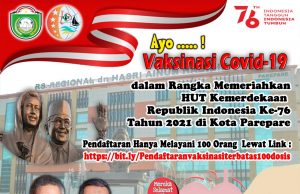 Semarak HUT RI ke-76, RSUD Andi Makkasau Gandeng Sejumlah Bidang Kesehatan Gelar Kegiatan Sosial