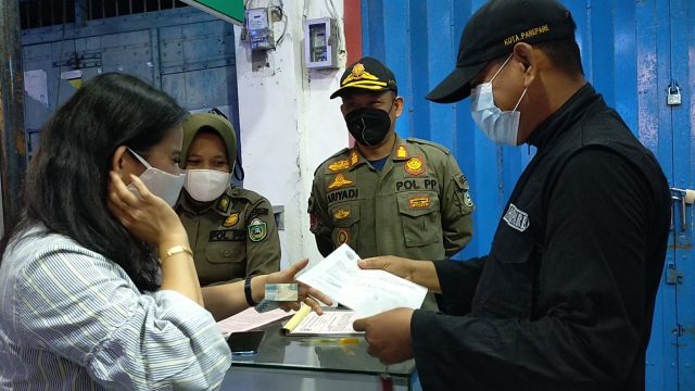 Salah Satu Pelanggar Diberi Sanksi Administratif