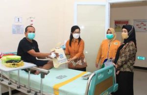 Direktur RSUD Andi Makkasau Parepare Renny Anggraeni Sari Apresiasi kunjungan Bpjs Kesehatan