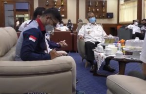 Wakil Wali Kota Parepare, H. Pangerang Rahim Menerima Kunjungan Tim VV Lap. IPRO 2021