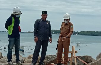 Anggota DPRD Parepare Kunjungi Pembangunan Anjugan Cempae