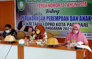 Ketua DPRD Parepare, Andi Nurhatina Tipu Sosialisasikan Perda Perlindungan Perempuan dan Anak