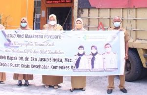 Dirut RSUD Andi Makkasau Sampaikan Terima Kasih ke Pusat Krisis Kesehatan Kemenkes RI