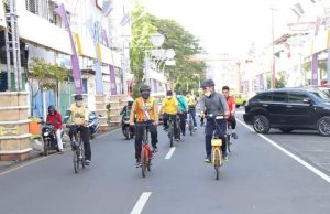 Wali Kota Parepare, Gowes Bersama OPD dan Kunjungi Proyek Strategis