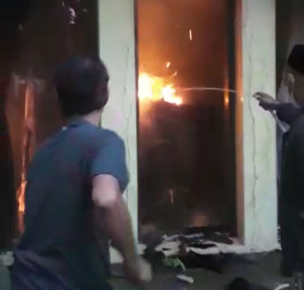 Rumah Jabatan Kapolres Parepare Nyaris Terbakar Habis