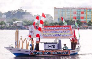 RSUD Andi Makkasau Hias Perahu Jadi Replika MRI