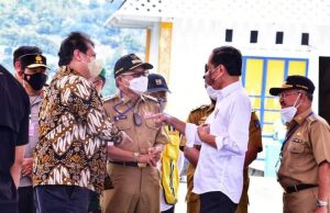 Taufan Pawe Dampingi Presiden Jokowi, Diperesmian Bendungan Karalloe Jeneponto