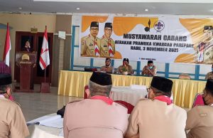 Erna Rasyid Taufan Jadi Ketua Kwarcab Pramuka Parepare