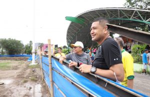 WaliKota Parepare Taufan Pawe Dampingi CEO PSM Pantau Lapangan Andi Makassau