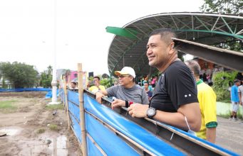WaliKota Parepare Taufan Pawe Dampingi CEO PSM Pantau Lapangan Andi Makassau