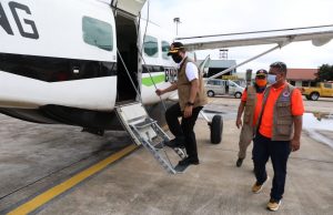 Ka BNPB Letnan Jenderal Suharyanto Menuju Kabupaten Lumajang