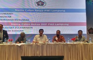 Konferensi Provinsi XI PWI Lampung, Memilih Wirahadikusumah Pimpin PWI dan Iskandar Zulkarnain Ketua DKP Provinsi Lampung 2021-2026