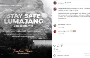 Wali Kota Parepare Doakan Korban Erupsi Gunung Semeru