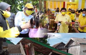 Kerja Nyata, Airlangga dan TP Beri Bantuan Sosial ke Kecamatan Pasilambena dan Pasimarannu Selayar