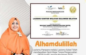 Kepemimpinan Erna Rasyid Taufan Bawa Lazismu Parepare Raih WTP 2 Tahun Berturut-turut