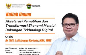 Airlangga Bawa Kuliah Umum di Unhas, Guru Besar: Itu Kebanggaan Bagi Unhas