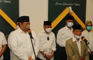 Menko Perekonomian Perkenalkan Taufan Pawe di Ulama Sulsel