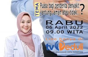 Talk Show Sehat Bersama Dokter Jantung RSUD Andi Makkasau Parepare, Bahas Puasa Bagi Penderita Jantung Talk Show Sehat Bersama Dokter Jantung RSUD Andi Makkasau Parepare, Bahas Puasa Bagi Penderita Jantung