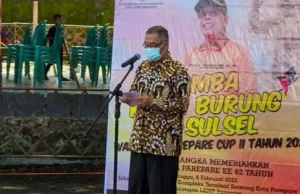 Wawali Parepare Pesankan Pentingnya Vaksinasi Covid-19 Saat Buka Walikota Cup Lomba Kicau Burung