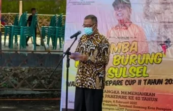 Wawali Parepare Pesankan Pentingnya Vaksinasi Covid-19 Saat Buka Walikota Cup Lomba Kicau Burung