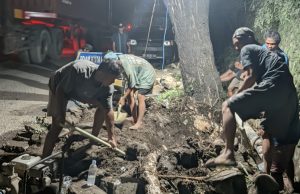 Upaya Memberikan Pelayanan Prima, Transmisi PDAM Salokaraje Tidak Kenal Waktu