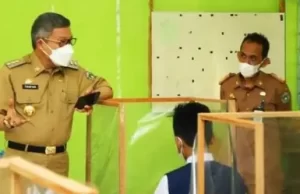 Pantau PTM di SMPN 1, Wali Kota Parepare Berbagi Tips Hidup Sehat