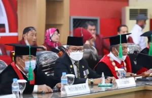 Teruslah Mengabadi ke Masyarakat, Pesan Rektor UMI Prof Basri ke Taufan Pawe
