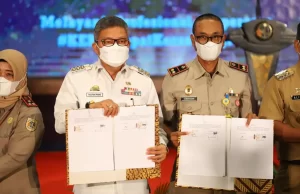 Wali Kota Parepare Taufan Pawe Teken MoU Bersama BPN Sulsel