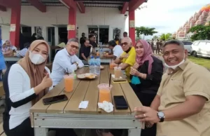 Ngopi Bersama Taufan Pawe, Fraksi Golkar Sulsel Kompak Sukseskan HUT Ormas MKGR di Makassar