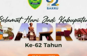 Wali Kota Parepare Ucapkan Selamat Hari Jadi ke-62 Barru