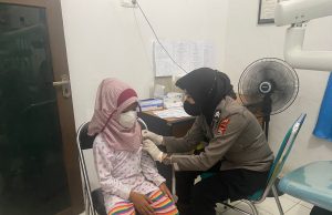 Terus Vaksinasi C-19, Ini Kata Ps. Kasidokkes Polres Parepare, Aipda Besse Fatmawati…