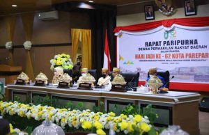 DPRD Parepare Gelar Rapat Paripurna Puncak HUT Kota Parepare ke-62 Tahun