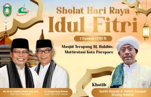 Salat Idulfitri Dipusatkan di Masjid Terapung BJ Habibie, Pemkot Parepare Hadirkan Habib Puang Makka Jadi Khatib