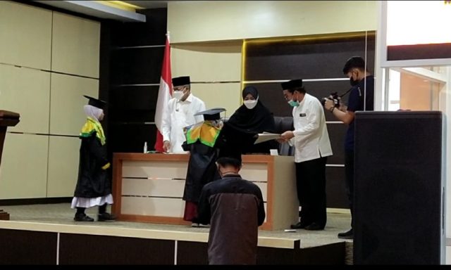 Wali Kota Parepare Hadiri Wisuda Santri SDIT KH Ahmad Dahlan dan Hafidz Camp Lazismu