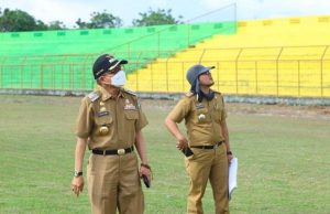 Walikota Parepare : Ini Bagian Prioritas Yang Dibenahi di Stadion GBH Parepare Taufan Pawe Pantau Stadion GBH, 132 Lampu Sudah Terpasang