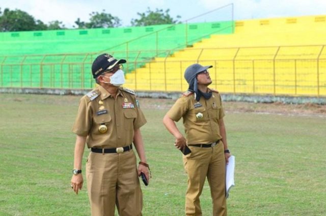 Taufan Pawe Pantau Stadion GBH, 132 Lampu Sudah Terpasang