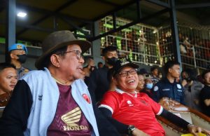 PSM Vs Persija, Wali Kota Parepare Nobar Bersama Aksa Mahmud dan Wakapolda Sulsel