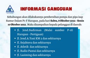 PAM Tirta Karajae Lakukan WCS P1-F Harapan, Ini Jalur Distribusi yang Terganggu