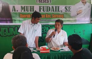 Anggota Komisi II DPRD Parepare Andi Fudail Jaring Aspirasi Warga Soreang