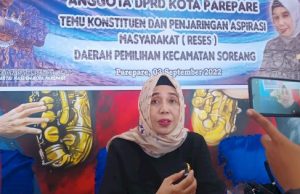 Anggota DPRD Kota Parepare Asmawati Zainuddin Temu Konstituen