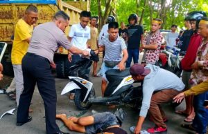 Kapolsek Soreang : Awal Tahun 2023, Kecelakaan Depan SMAN 3 Parepare, 1 Korban Tewas