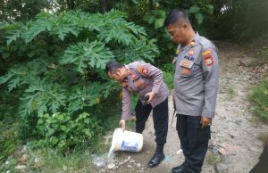 Operasi Cipta Kondisi, Polsek Soreang Musnahkan Puluhan Liter Ballo dan Bir