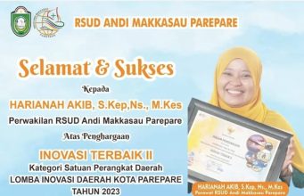 Lomba Inovasi, ASN RSUD Andi Makkasau Terbaik ke-II